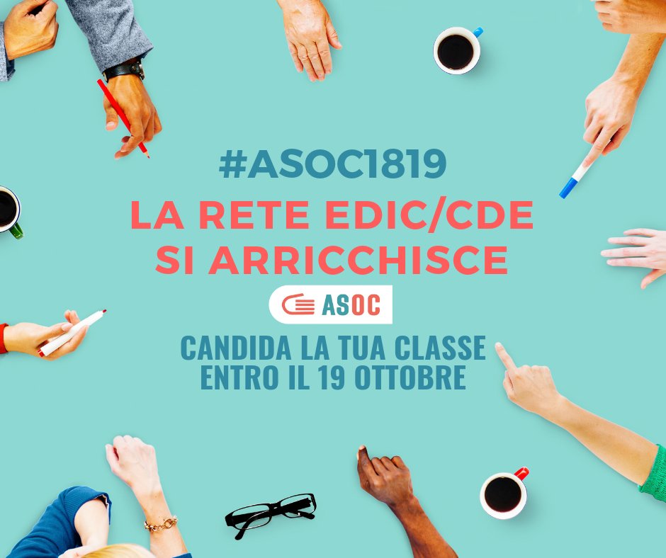 ascuoladioc's tweet photo. - 3 alla scadenza del bando #ASOC1819!
@EuropeDirectMT, Europe Direct #RegioneMarche e #ISESP #CDE Centro di Documentazione Europea di #ReggioCalabria entrano a far parte del mondo di ASOC. Prima di #candidarti consulta la lista aggiornata sul sito ASOC: https://t.co/5EKCw3kQ41 https://t.co/HfIh2863p0