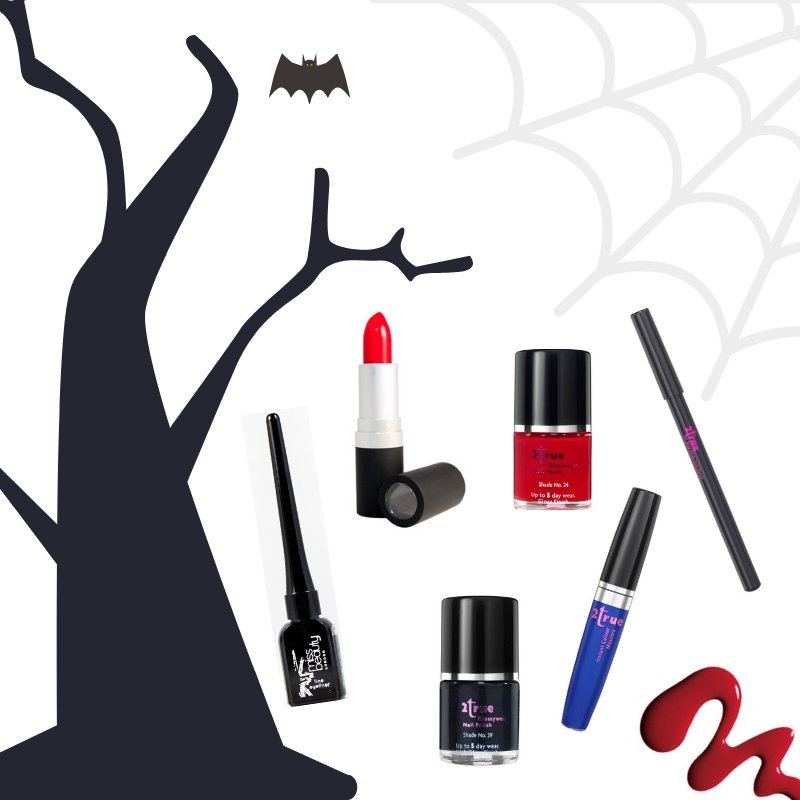 Grab some spooktacular bargains for your Halloween make up looks! 2truecosmetics.com 
#Halloween #halloweenmakeup #HalloweenCountdown