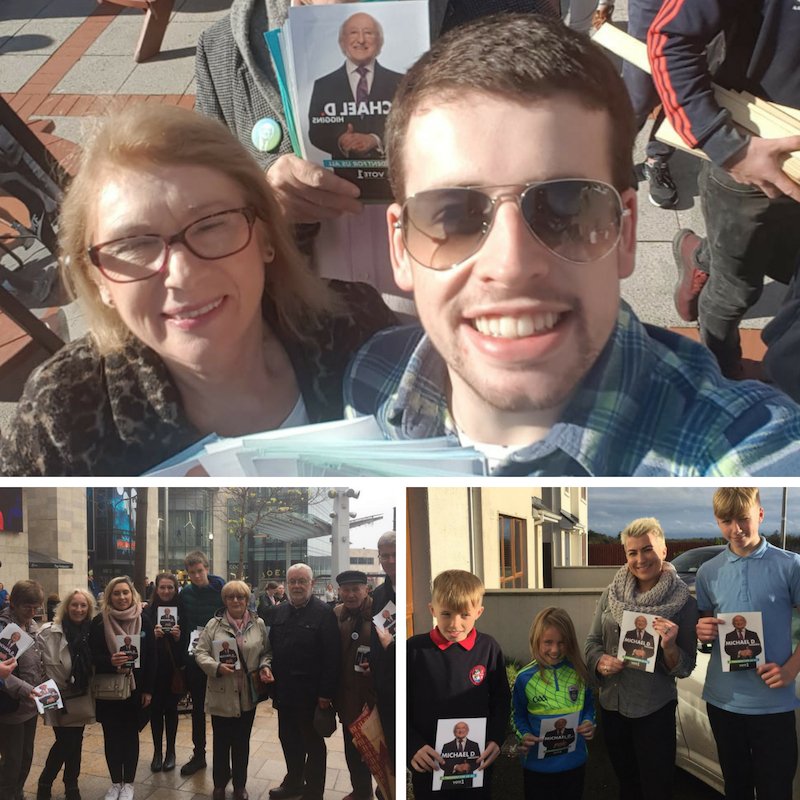 MichaelDHiggins's tweet photo. Thousands of people like you are coming together across the country to power this campaign and help re-elect Michael D as President of Ireland. Sign up from the link and we will connect you with your closest group. https://t.co/z1VESPdMBz  #MichaelDforPresident https://t.co/KYCEByK8LE