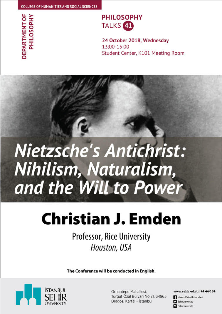 ŞEHİR Felsefe Bölümü (@sehirfelsefe) on Twitter photo 