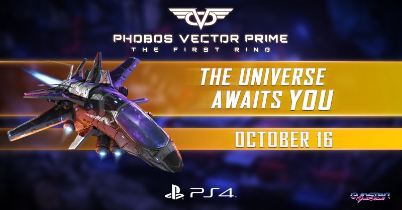 TODAY is the LAUNCH date. We arrived in AMERICA. #PhobosVectorPrime #16October #TheUniverseAwaitsYou