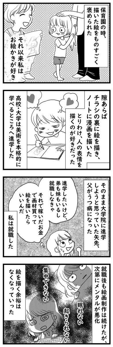 双極性障害の私が漫画を描き始めた理由
①

みんなー!
なりたい自分になるために頑張ろうぜー! 