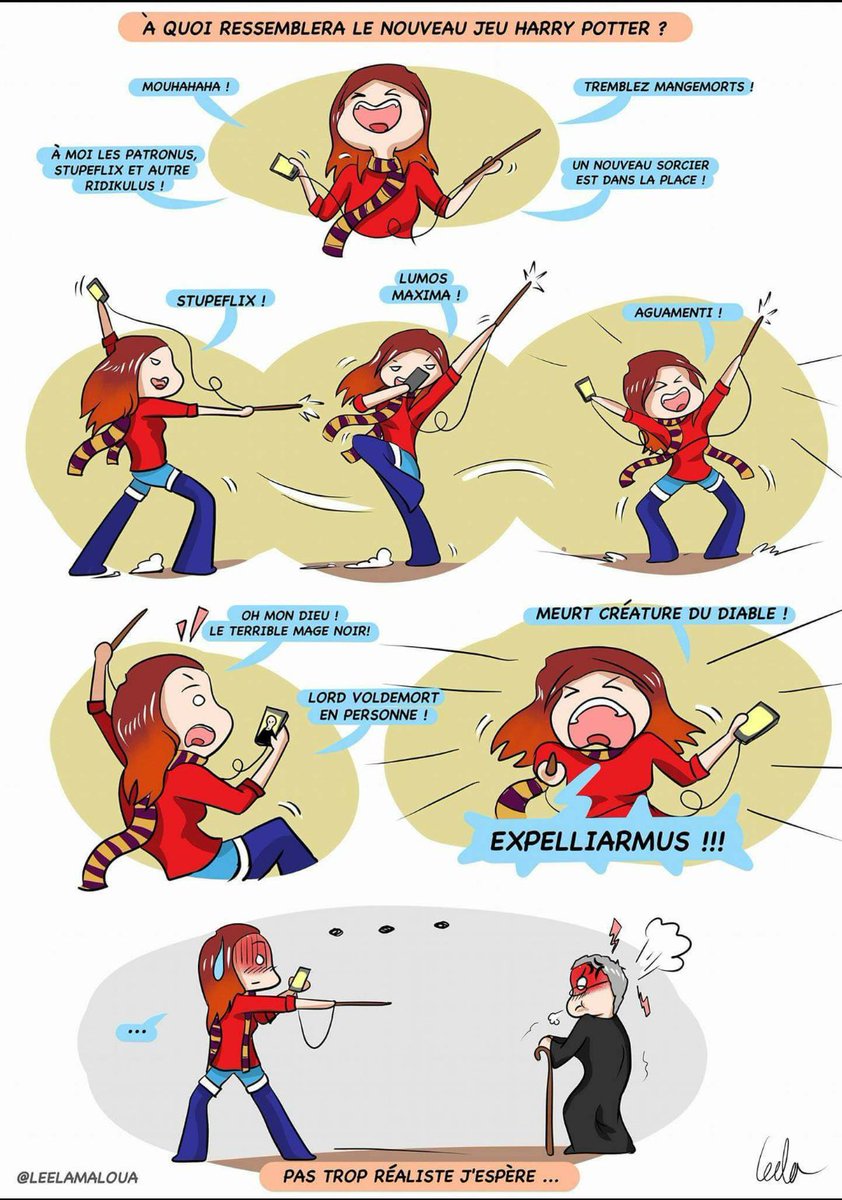 Un petit avant goût de #WIzardsUnite ? 😂
#harrypotter #hogwartsmystery #Niantic  #pokemongo #expelliarmus #potterhead