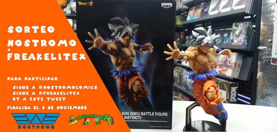 FreakEliteX's tweet photo. 🔥🔥🔥 ¡SORTEO DE ESTA IMPRESIONANTE FIGURA SON GOKU ULTRA INSTINTO! 🔥🔥🔥

Para Participar:
1️⃣Sigue a @NostromoComics &amp; @FreakEliteX
2️⃣ RT a este Tweet

🕓Finaliza el 6 de Noviembre!

🍀¡SUERTE A TODOS/AS!🍀 https://t.co/of2z0VzPE1