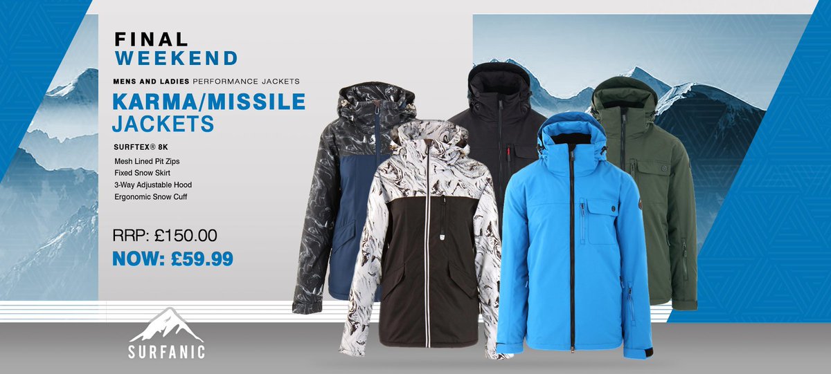 Everything we produce has to be packed full with technical features; designed and manufactured beautifully; and affordable.

🔹surfanic.co.uk/surfanic🔹