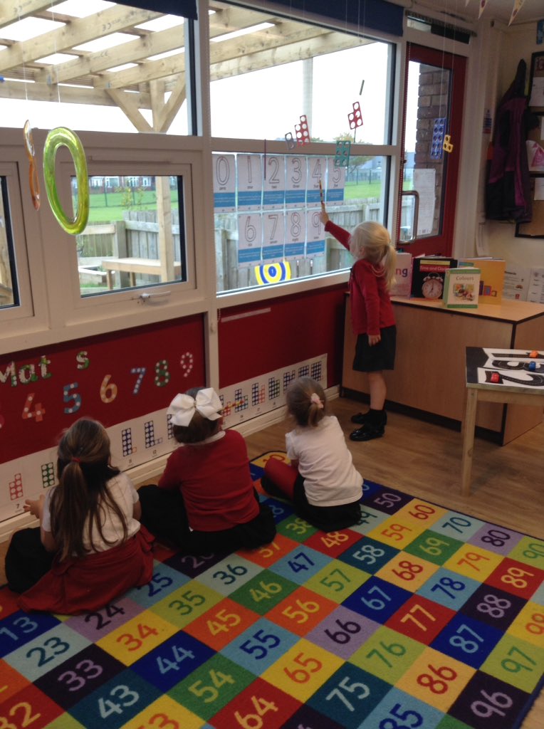 HGPAMrsPybus's tweet photo. We are practising our number recognition. "I'm the teacher! What number is this one? Well done!" #eyfs #maths https://t.co/sUot5id6fk