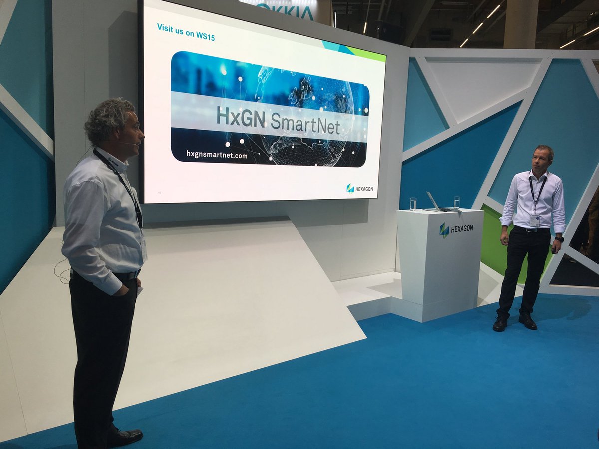 SpiderMarkus's tweet image. If you missed the interesting presentation on #HxGNSmartNet next chance is Wednesday 15:30 at the ⁦@HexagonGeo⁩ booth 12.1 D.023 Unlock the power of #GNSS