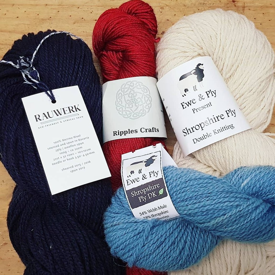 Just too many buzzwords to mention for this lot so I will simply say - WOW! Cannot wait to get started on this <a href="/tincanknits/">Tin Can Knits</a> #strangebrew jumper. 

@ripplescrafts <a href="/RauwerkYarns/">Christine Biedermann</a> @eweandply