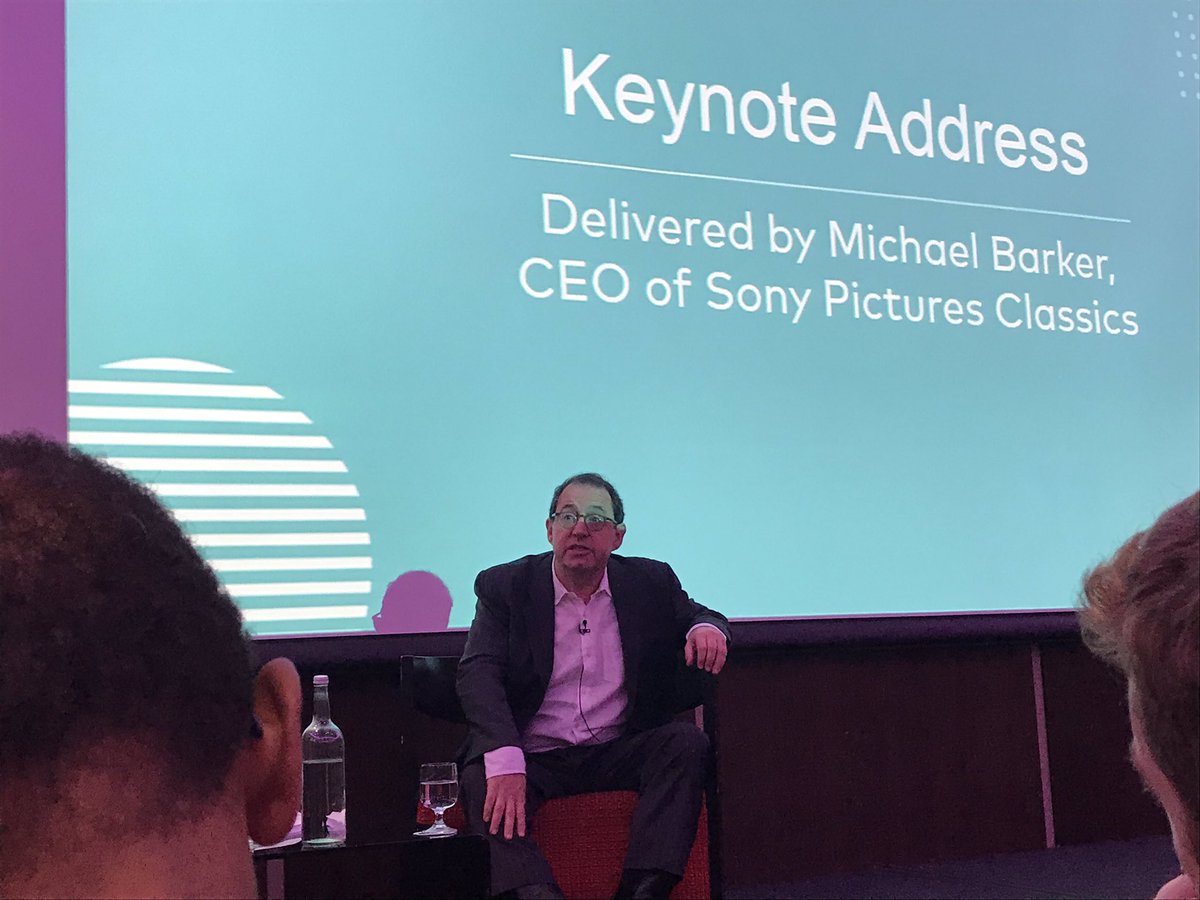 Iheartcinema's tweet photo. #sonypictureclassics #pfm2018@film_london . Thanks Michael Barker, what a great career, and a great comment about how classic indie  movies should have a long tail. https://t.co/BsqEJiJaMH