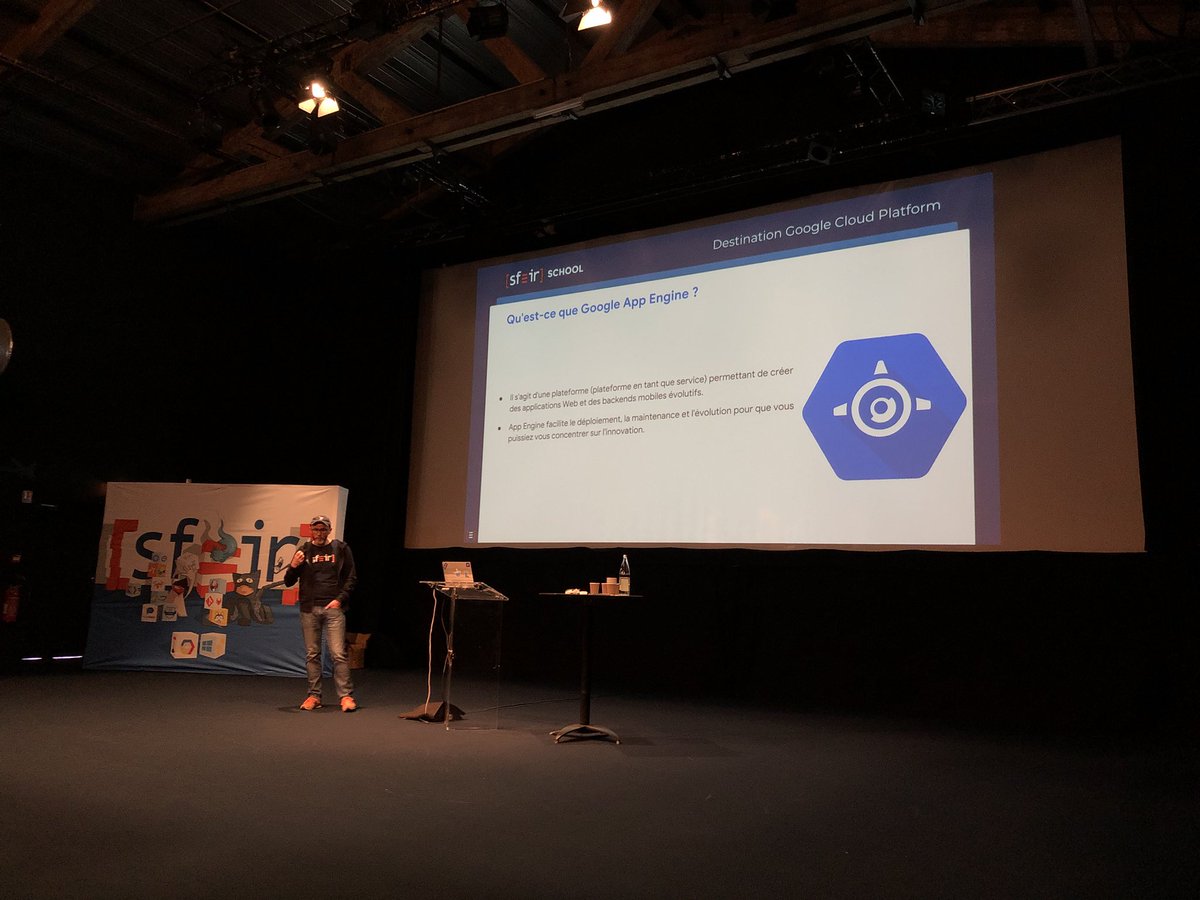SFEIR_Live's tweet photo. #AppEngine le #PaaS par #GCP since 2008 https://t.co/s8VT2yBrYP