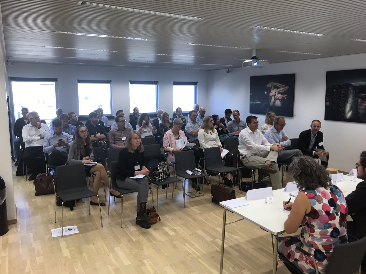 Full house @RegionVastraGot. @StenaLine presenting results from their “Scrubbers: closing the loop” project. Jessica Hjerpe Olausson @jeshjeO senior maritime expert represents @vgregion