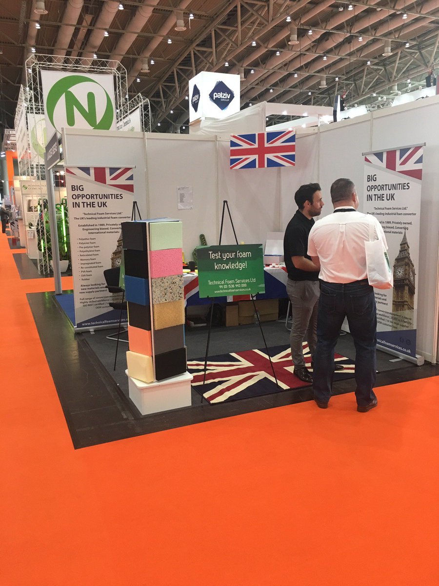 We're at <a href="/FoamExpo_EU/">FoamExpo_EU</a> in Hannover today, come take a look at our stand!