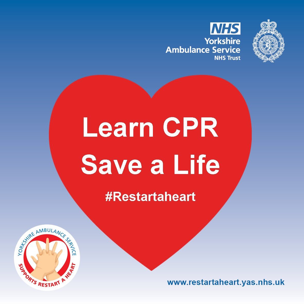 RiponCFR's tweet photo. Good luck to everyone at the 116 schools across Yorkshire today teaching vital CPR to over 25,000 youngsters. #RestartAHeartDay https://t.co/aEd1TRS4O9