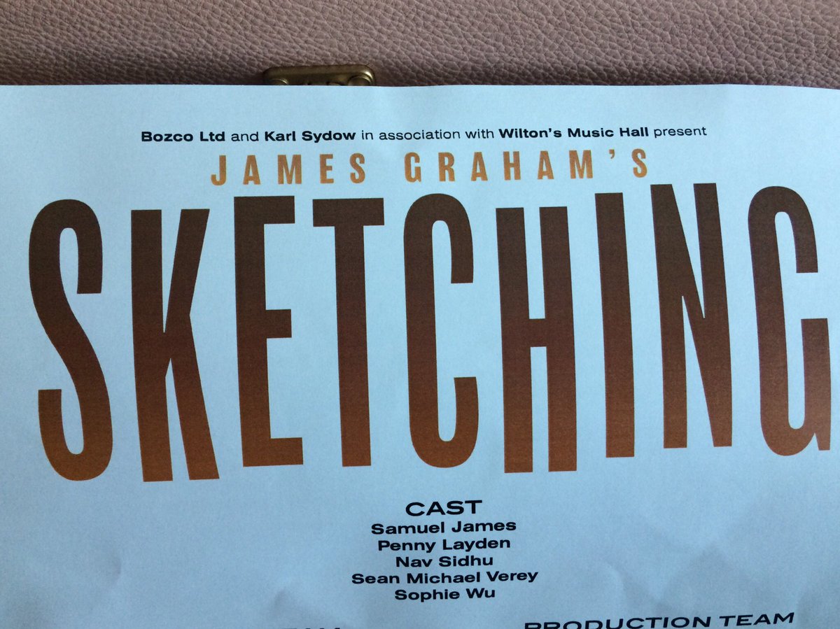 mccaffreyk21's tweet photo. Went to see James Graham’s Sketching at @WiltonMusicHall last night. What an amazing show! Well worth seeing... #theatre #sketching #wiltonsmusichall #writerroom #amazing https://t.co/4PaLwWg235