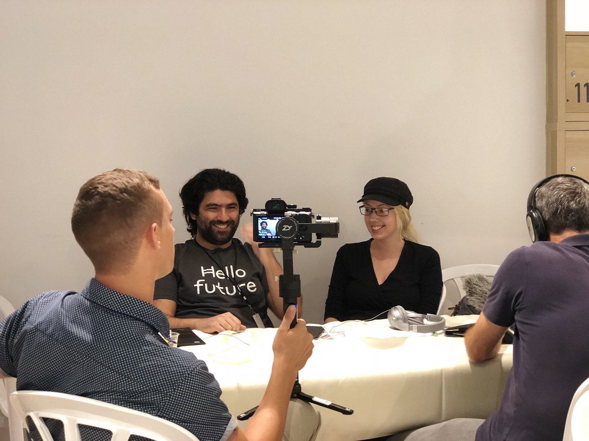 BeMyAppIsrael's tweet photo. Tell us your story! #Hedera18Hackathon #TelAviv @HashgraphEvents https://t.co/2CWRl9wt44