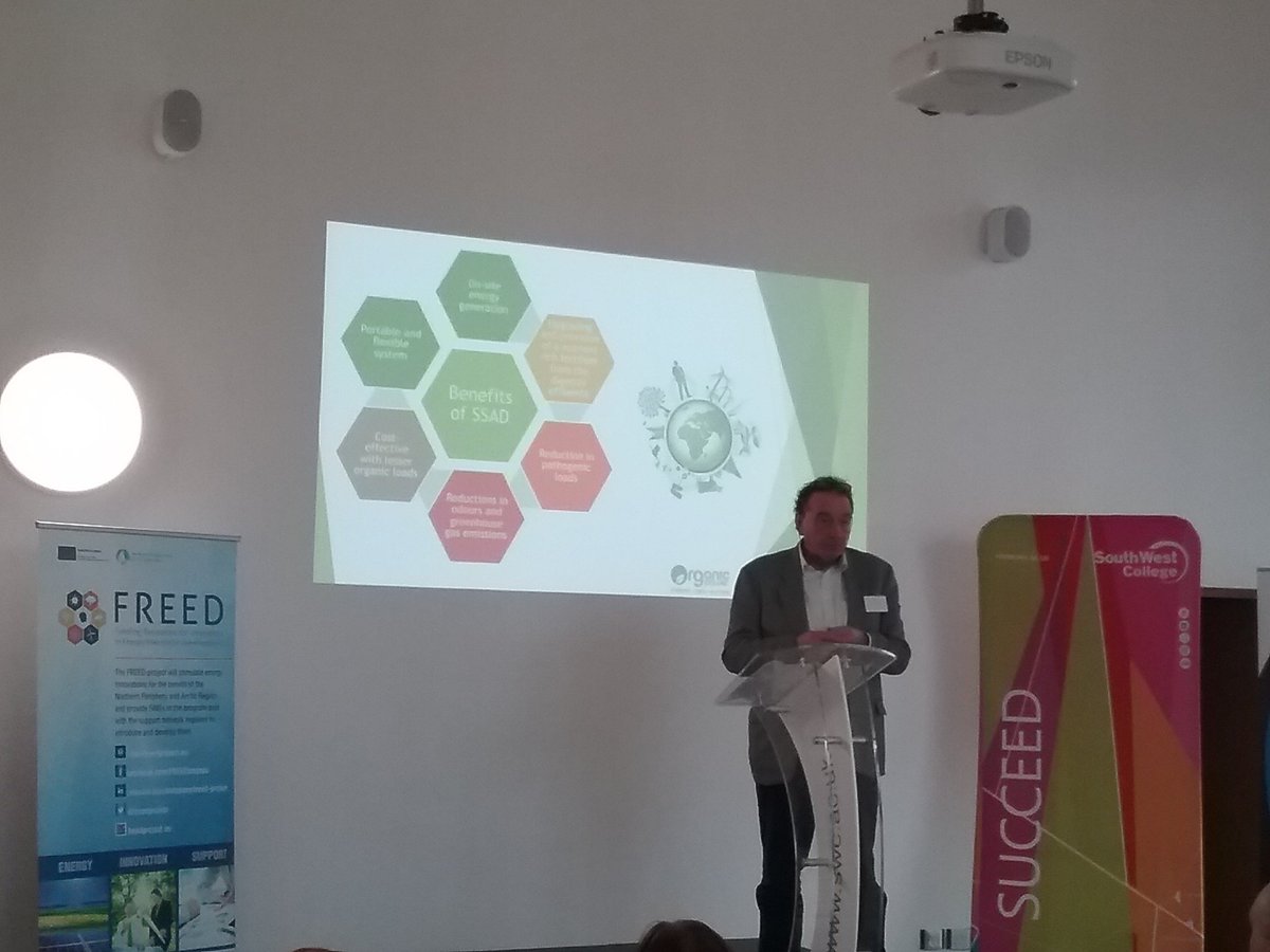 Freedproject's tweet photo. Small scale anaerobic digestor - SSAD - has a lot of potential, which was acknowledged too by @Freedproject - the project has made it possible to set up a #prototype at #Hillsborough, NI research farm https://t.co/HCfLZr1Fcf