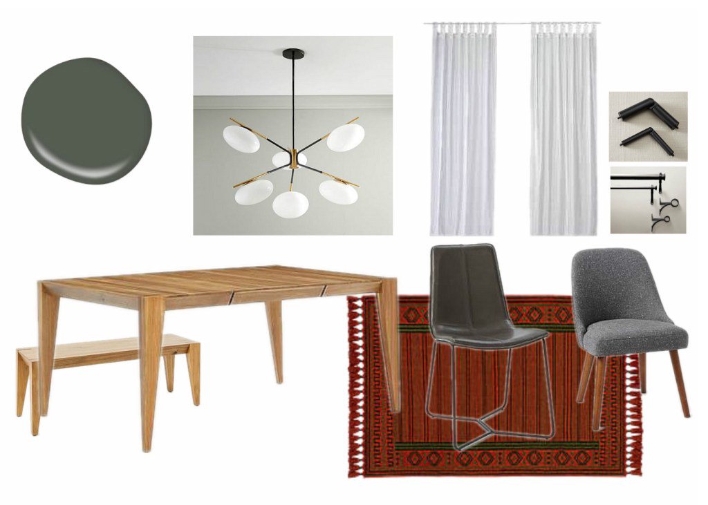 Modern Dining Room Makeover Design Plan makingjoyandprettythings.com/modern-dining-…