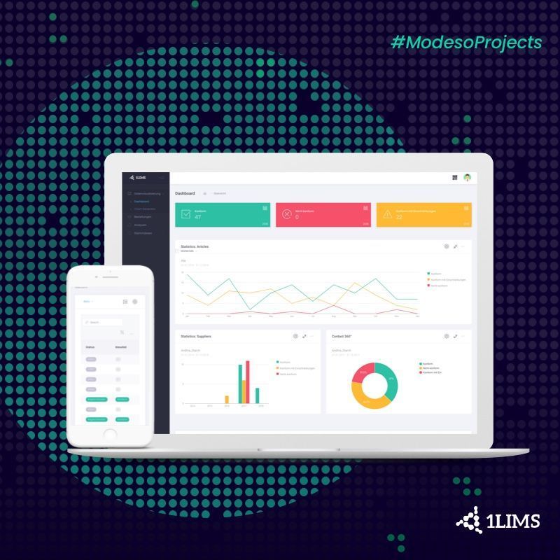 modeso_ch's tweet image. We designed and developed a scalable web application for @1Lims through which companies can digitalise and streamline their laboratory and quality assurance processes.
Check out full project: buff.ly/2IWBJqA
#1LIMS #WebDevelopment #WebApplication #LIMS