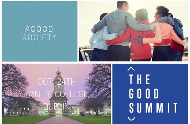 thegoodsummit's tweet photo. Inspiring good &amp; helping create more of it! Join 30 inspiring national &amp; international speakers &amp; change makers in discussing Good #Work, Good #Leadership, Good #Health &amp; Good #Society. Tickets: https://t.co/4ulNV8BJy9
@lustforlife @wearemadlug @tcddublin https://t.co/GLW0z1KZLF