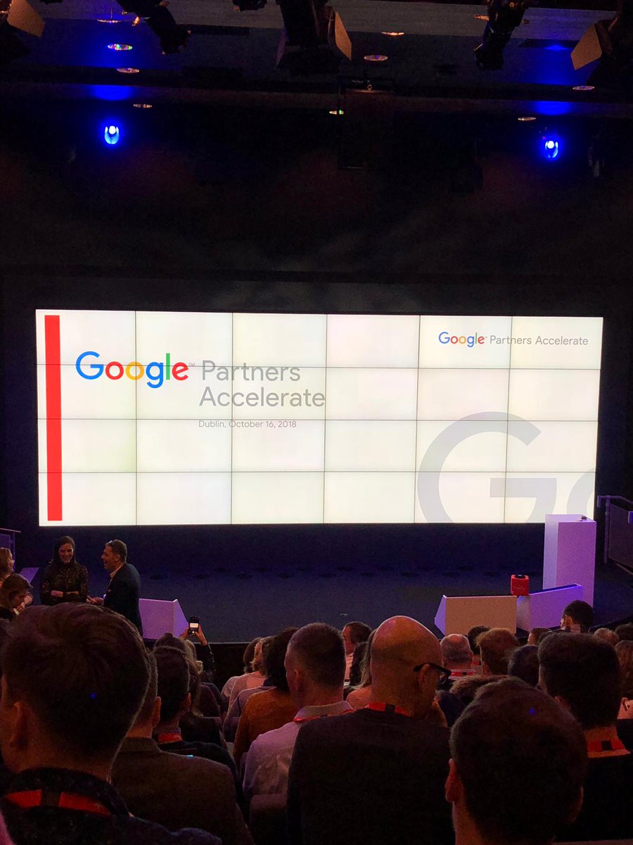 It's a great day to be inspired! We are in Dublin @googlepartners Awards, excited to meet with other premium partners and for the award ceremony! #premierpartnerawards #gpaccelerate