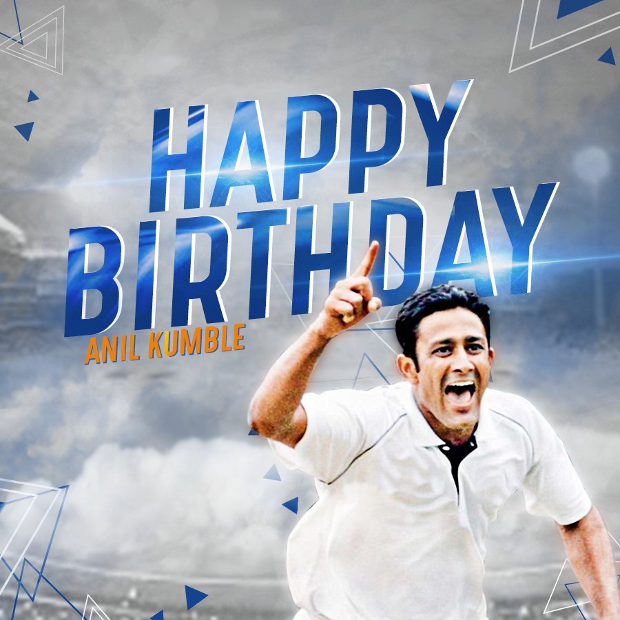 We wish our wicket fame and the legendary leg spinner, Anil Kumble a hearty, healthy and a very happy birthday! 