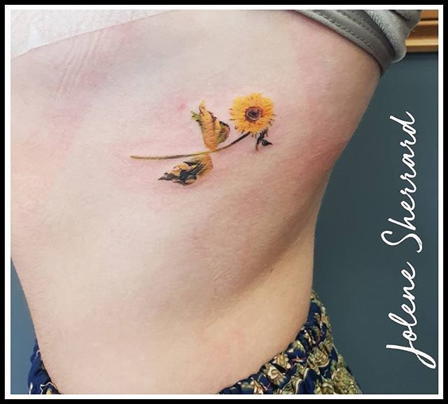 Van Goghs Sunflowers Tattoo by Marcela Badolatto