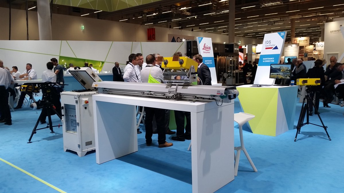 IDS_GeoRadar's tweet image. The @InsideIntergeo is on! Come visit @HexagonGeo and @IDS_GeoRadar  Meet us at Hall 12.1, Booth D.023. We are showcasing the compact Stream C for #utilitymapping C-thrue #concretescanner,  IBIS FM for #slopemonitoring and the newest of our #interferometers, the Hydra G.