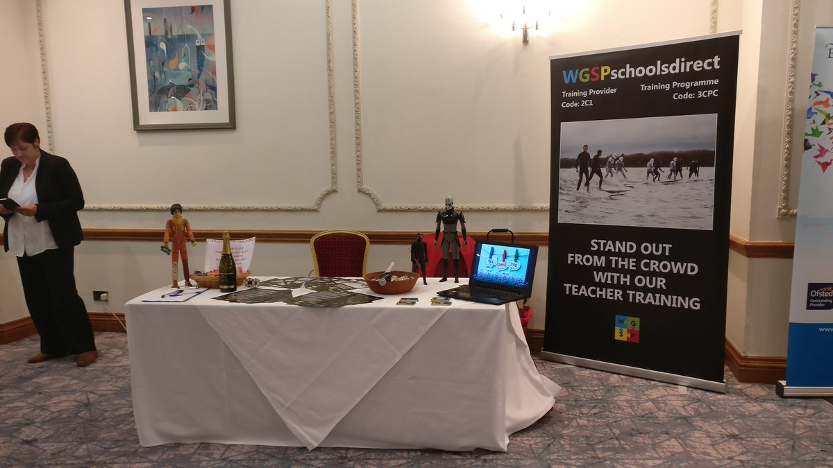 WGSPartnership's tweet photo. Having a brilliant time recruiting for WGSPschoolsdirect in Bristol. Great fun playing with our Star Wars toys #WGSP #Standing out from the crowd https://t.co/L6FQhU9XAL