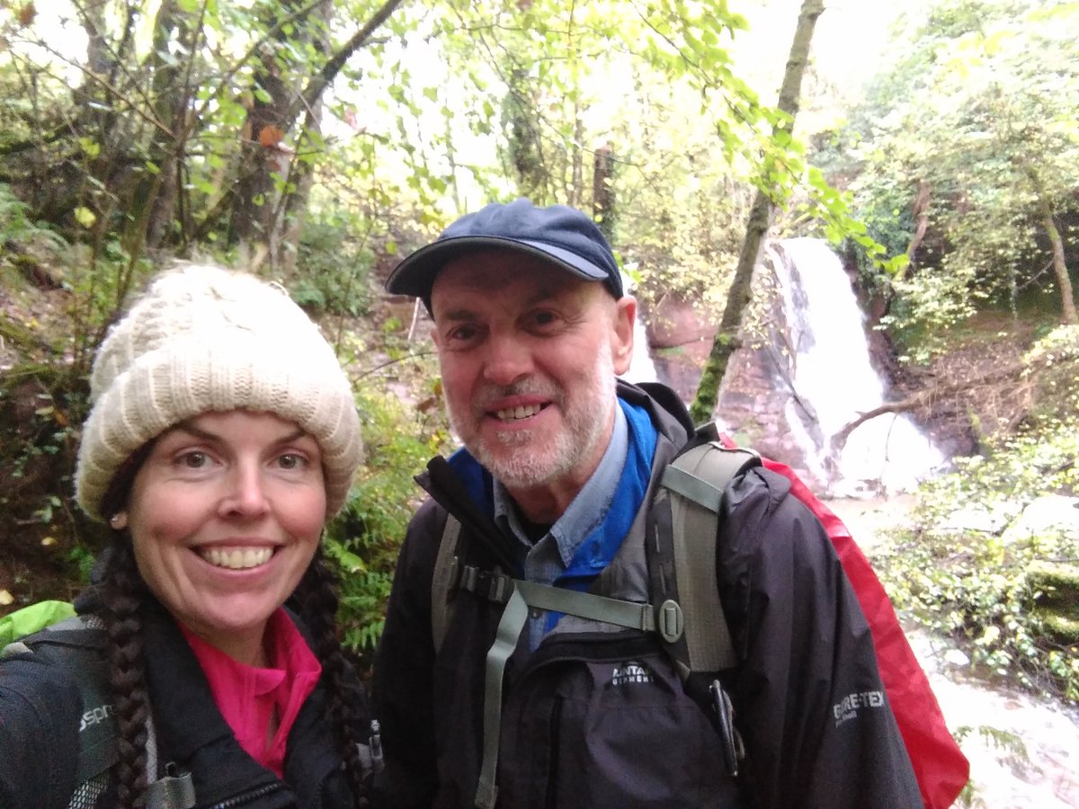 Led a lovely 6mile, 10km walk around Talgarth for the Hay Walking Festival! Thanks to my assistant leader with very wet feet,  for helping get our group over some swollen streams ! #walkwales #hikewales #walkaboutwales