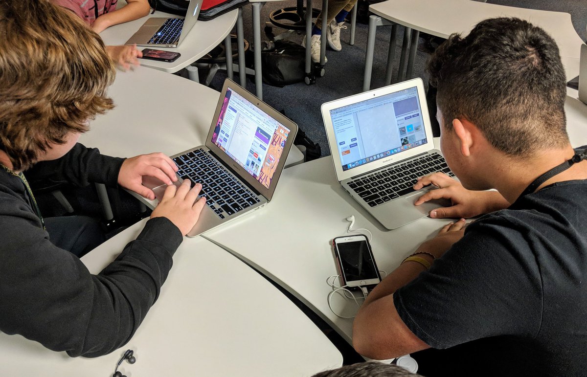 emilymlamm's tweet photo. Coding some AWESOME Pokemon games this week! #MISDProud #becausecubs #FSMSCubs @gunnersag @juantes30 @HeathcoteShorr https://t.co/qmskKSBbLN