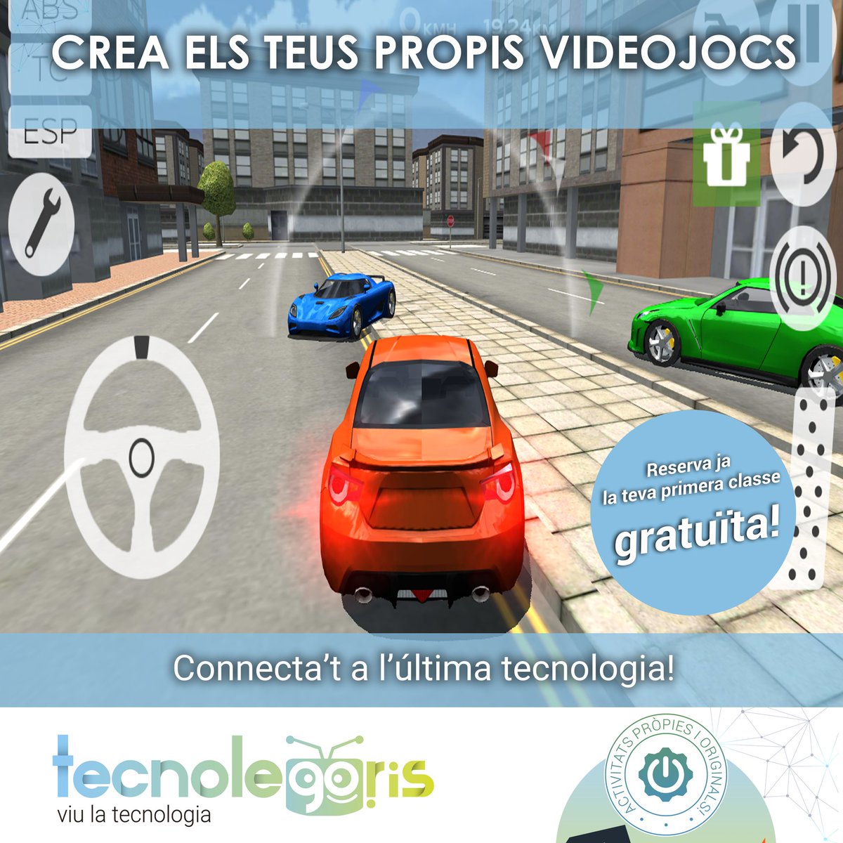 Tecnolegoris1's tweet photo. 🎮APRÈN A CREAR ELS TEUS PROPIS VIDEOJOCS 🎮
Amb #unity3d
Reserva ja la teva primera classe gratuïta!

#videojuegos #crearvideojuegos #programar
#unity #programacion #adolescentes #institut #instituto #eso #3D #bcn #poblenou #poble9 #santmarti #videogames #game #teen #programming https://t.co/RebosD9qbc