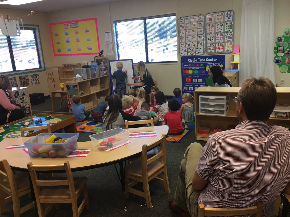 Superintendent <a href="/BUSDSup/">Janice Adams, Interim Superintendent</a> and Assistant Superintendent <a href="/lrbeat/">Leslie Beatson</a> hanging out in Joe Henderson preschool!!!  <a href="/RegisJune/">Dr. June Regis</a>