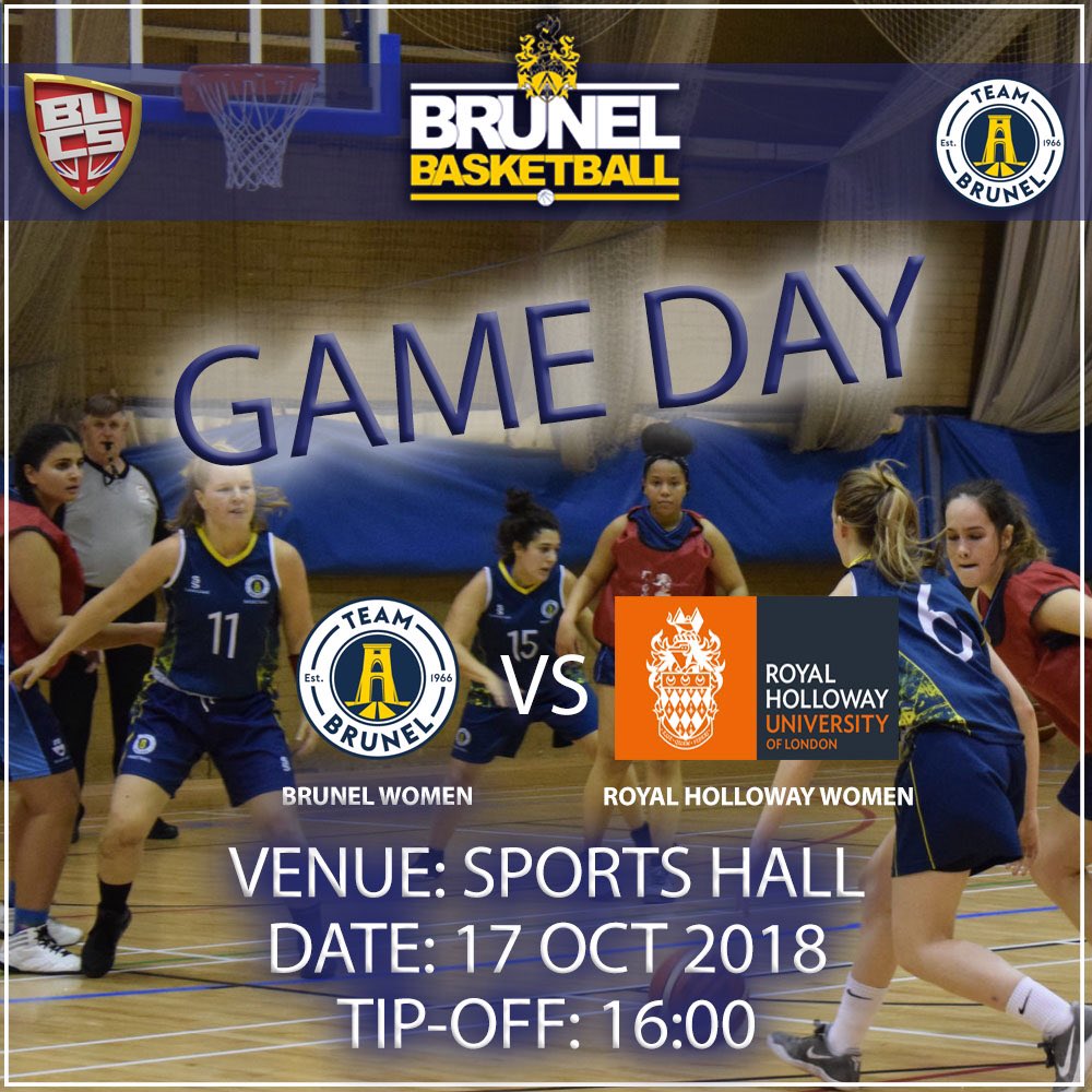 Your men’s 1st and women’s 1st are in action at home tomorrow! Come down and support your squads!💛💙 #bruwhat #brubasketball