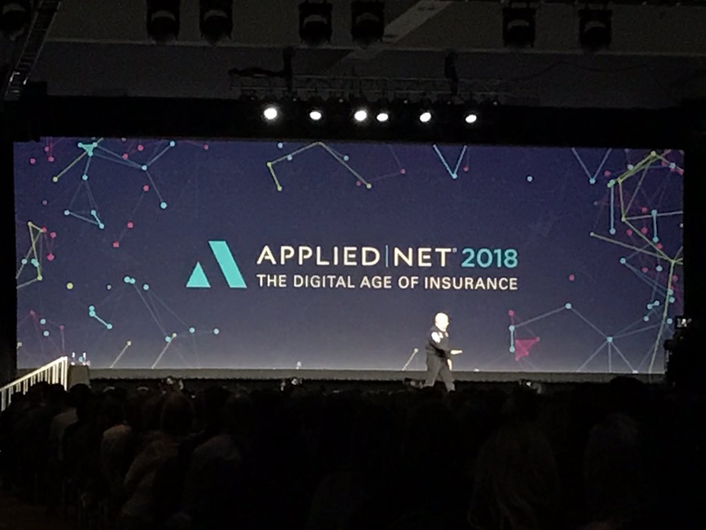HuffInsurance's tweet image. Captain Scott Kelly delivering a great keynote at  #AppliedNet2018