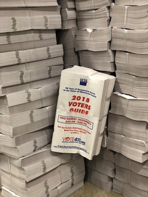 WestLibSys's tweet image. The League of Woman Voters 2018 Voters Guides are in! Look for them in the next few days at a Westchester library near you! #mywestchester #librarieslead