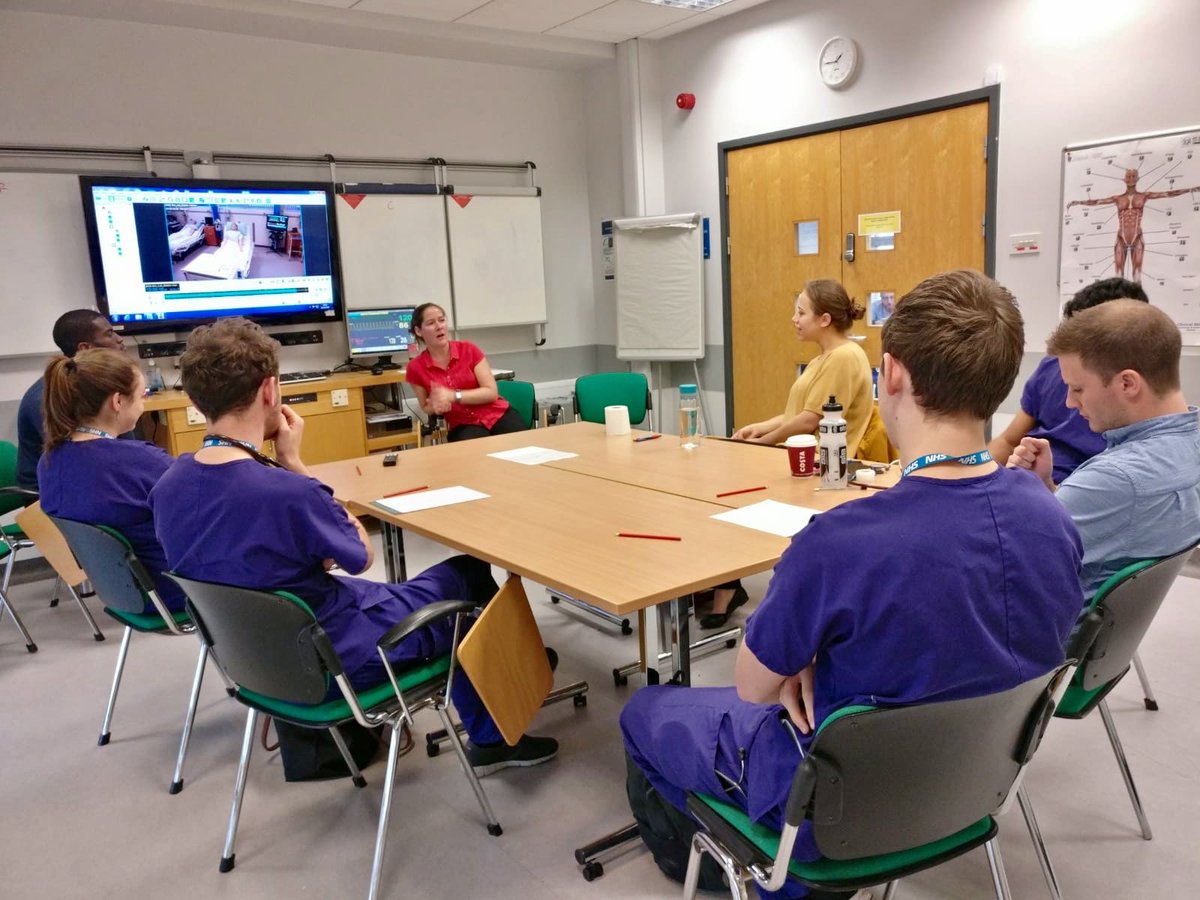 LUHLearningHub's tweet photo. We’re delighted to welcome the first visit from our FY1 Dr’s this year! A superb afternoon of #Simulation and #TeamResourceManagement lots more to come #patientsafefuture https://t.co/zT4Zpqgz3b