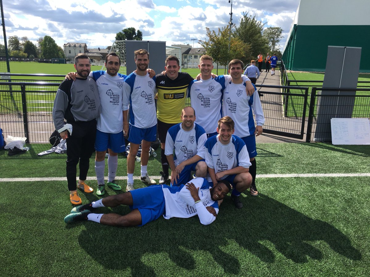 StemcorGlobal's tweet photo. Proud of Team Stemcor for taking part in Western Union’s 5 a side competition at Fulham FCs training ground.  Well done to the team for finishing runners up in a competitive field #Steel #Stemcor https://t.co/ppcSXbKO4u