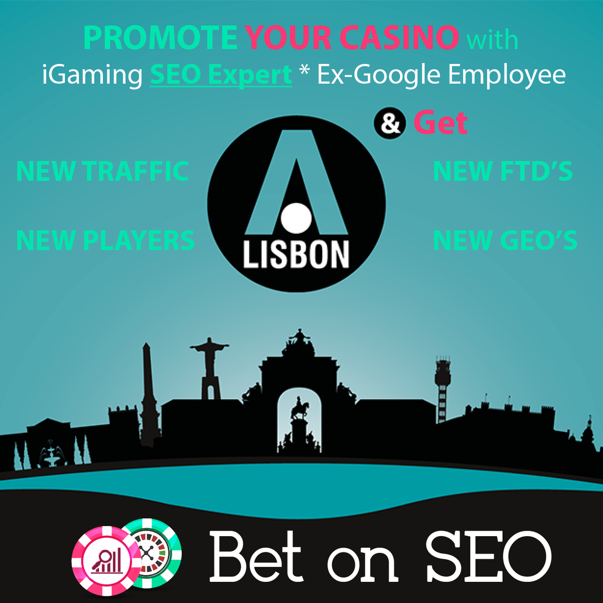 🎰 Visit BetOnSEO.com
📊 Your #iGaming SEO &amp; Marketing Professional

🎁 Just for the #LiAC2018 Lisbon #iGBAffiliate Event: Get Professional "Social Media Accounts Managment" Service FREE of charge, with our basic Main Package plan. #LiAC #LIAC18