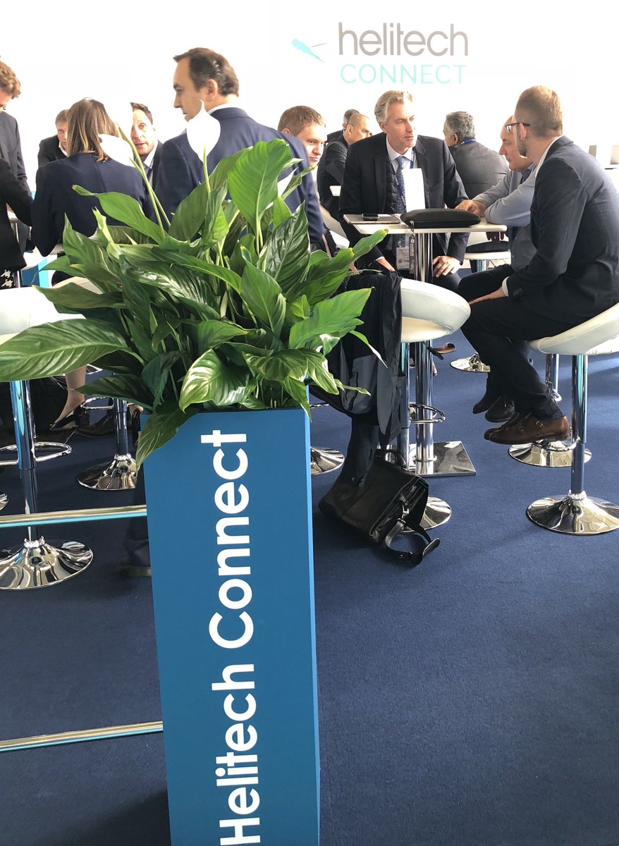 Busy morning for the team managing meetings in the Helitech Connect Meetings Lounge @Helitech_Intl #EventNetworking #WeLoveMeetings