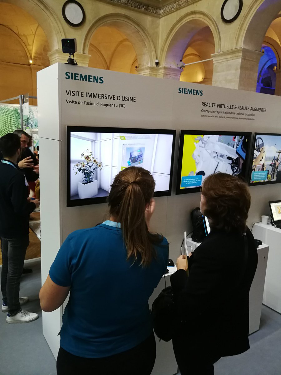 Forte influence sur notre stand ce matin sur #DigitalIndustrySummit avec <a href="/siemensindustry/">Siemens Industry</a> <a href="/Atos/">Atos</a> avec le jumeau numérique de l'usine haguenau <a href="/Siemens_France/">Siemens_France</a> by <a href="/keyveo3d/">Keyveo</a> #3D #RV #RA <a href="/bourseparis/">Bourse de Paris</a>  bons contacts, belles marques,...