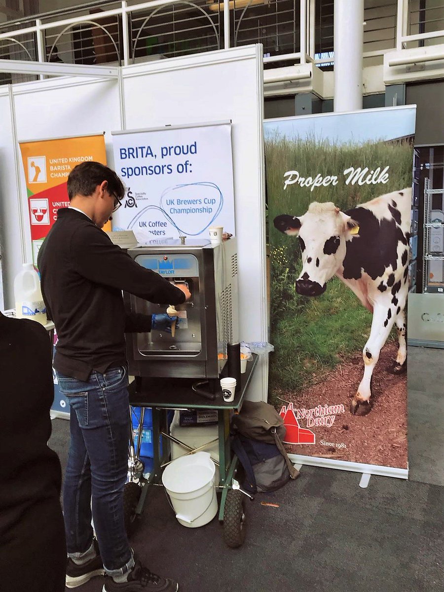 Come and see us at "The Caffe Culture Show" today and try some of our delicious luxury ice cream <a href="/Caffe_Culture/">Caffè Culture</a> <a href="/NorthiamDairy/">The Cart Horse</a> #caffeculture #northiam #icecream