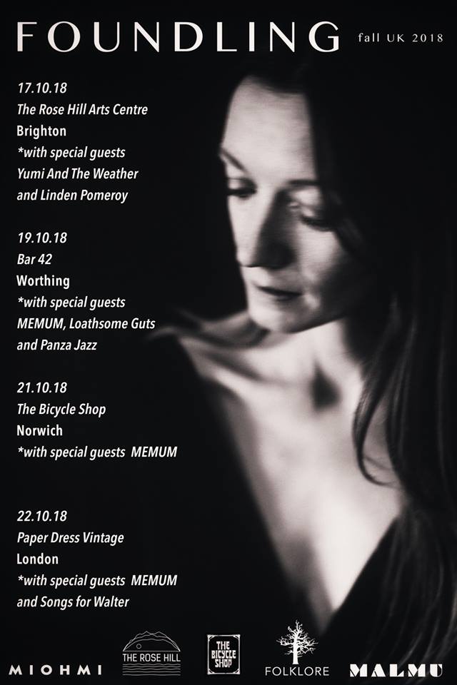folklore1's tweet photo. 22nd October at @paperdressed @FoundlingSounds + @davidgeorgos @SongsForWalter 
'Dreampop, sonic landscapes about body maps and other realities"
Tickets - https://t.co/szO8sw6ktI
Doors - 8pm
@LondonInStereo @LondonMusicBuzz @HackneyLive @LoveHackney #LDNgigs #hackneycentral https://t.co/meybMlVlCf