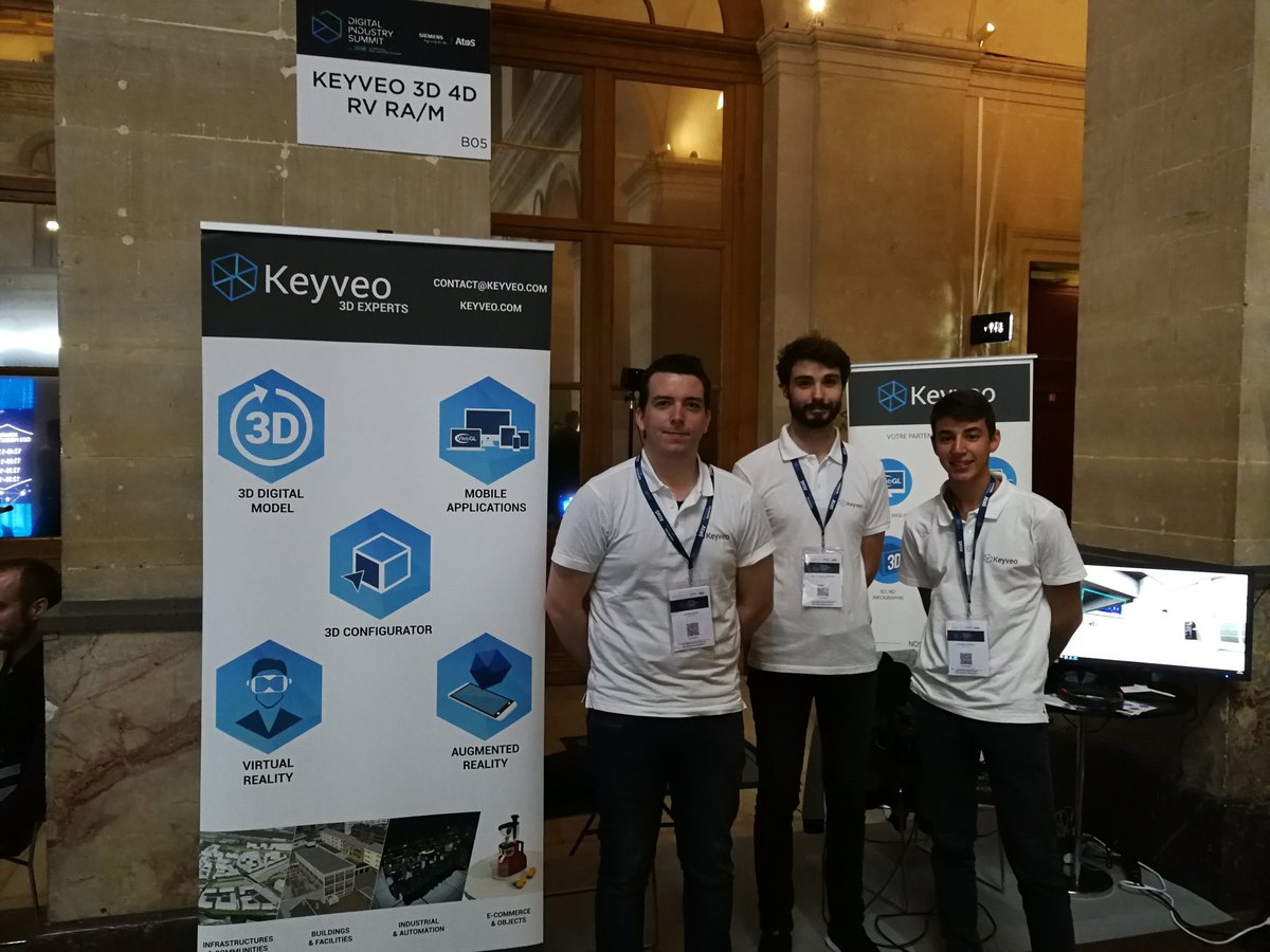 <a href="/keyveo3d/">Keyveo</a> <a href="/siemensindustry/">Siemens Industry</a> <a href="/Atos/">Atos</a> <a href="/Siemens_France/">Siemens_France</a> <a href="/bourseparis/">Bourse de Paris</a> Bravo aux équipes <a href="/keyveo3d/">Keyveo</a> qui assurent un max avec plein de lead très qualifiés #RA #RV, bravo et félicitations à l'organisation <a href="/Siemens_France/">Siemens_France</a> #Digitalindustrysummit pour cette belle manifestation dans ce cadre prestigieux