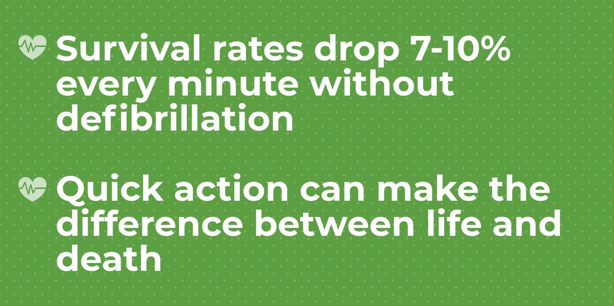 When someone suffers a sudden cardiac arrest, their heart stops beating, and their brain is starved of oxygen. The longer the brain is left without oxygen, the more mental and physical damage this can cause to the person, if they survive. #WorldRestartaHeartDay #DefibsSaveLives