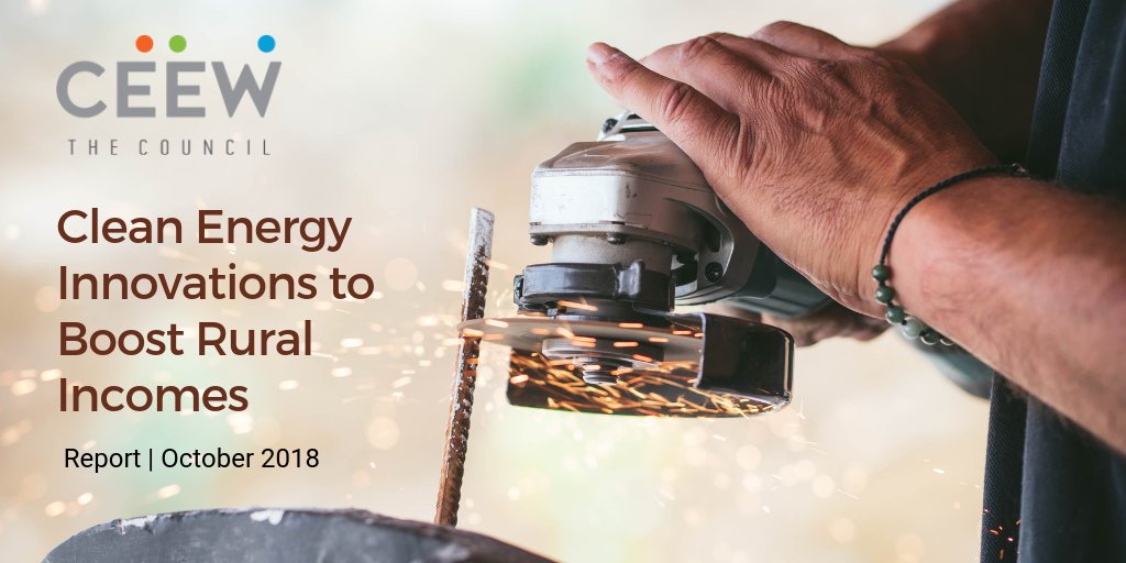 Read our new report on clean #energy innovations for #rural #India here: bit.ly/2yJT55E 
#ClimateAction #sdgs