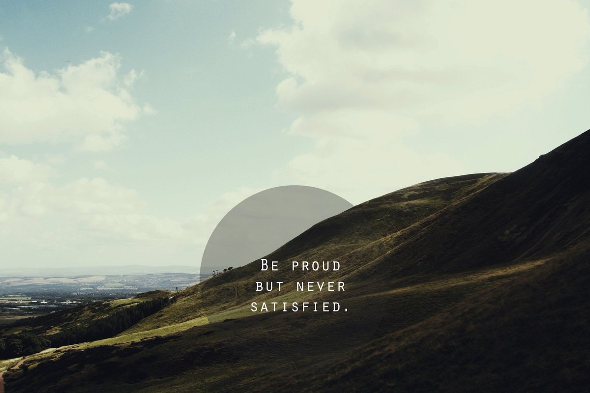 ProfitPathways's tweet image. Be proud but never satisfied!