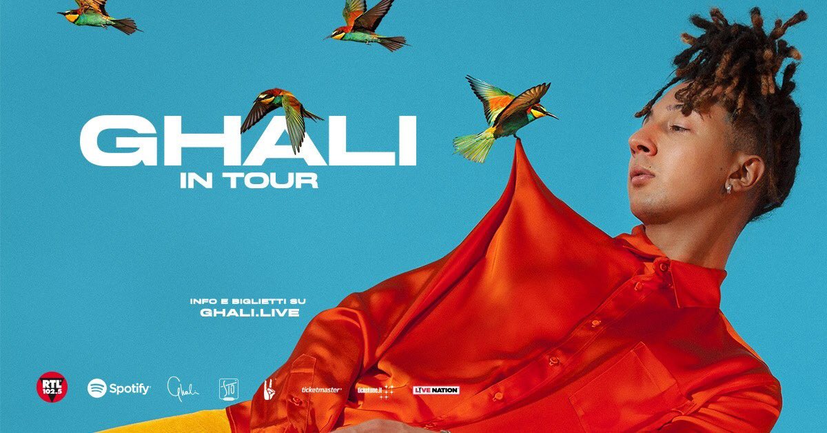 BestEventi's tweet photo. Ghali, manca pochissimo per il tour nelle più importanti arene d'Italia
🔜 3 novembre PalaPrometeo, #Ancona @GhaliFoh 
🎫 Biglietti in vendita su @Ticketmaster @TicketOneIT @Ciaotickets nei punti vendita autorizzati e su https://t.co/eFOvCCQXlC https://t.co/OWCqrH3VwE
