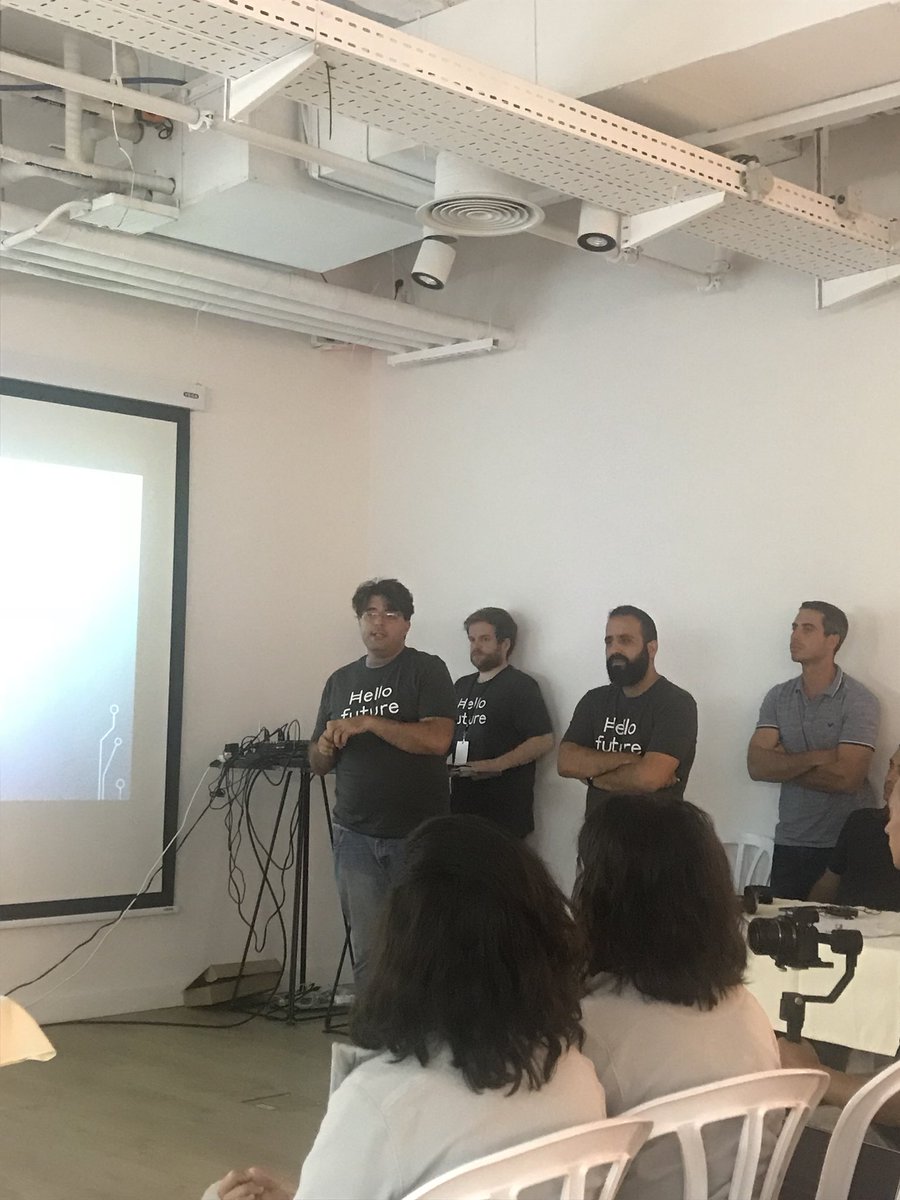 samuelbemyapp's tweet photo. Knights of the fallen Mac Team #Hedera18Hackathon #TelAviv @BeMyAppIsrael @UrbanPlaceil https://t.co/huROpzoTQv