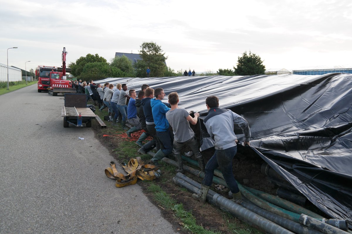 DoubleCheckLily's tweet image. Wat was het een klus: een nieuw bassin. Maar vele handen maakten licht werk. Dank voor alle hulp! Onze watervoorraad ligt er de komende jaren weer fris bij #water @Lelieteelt