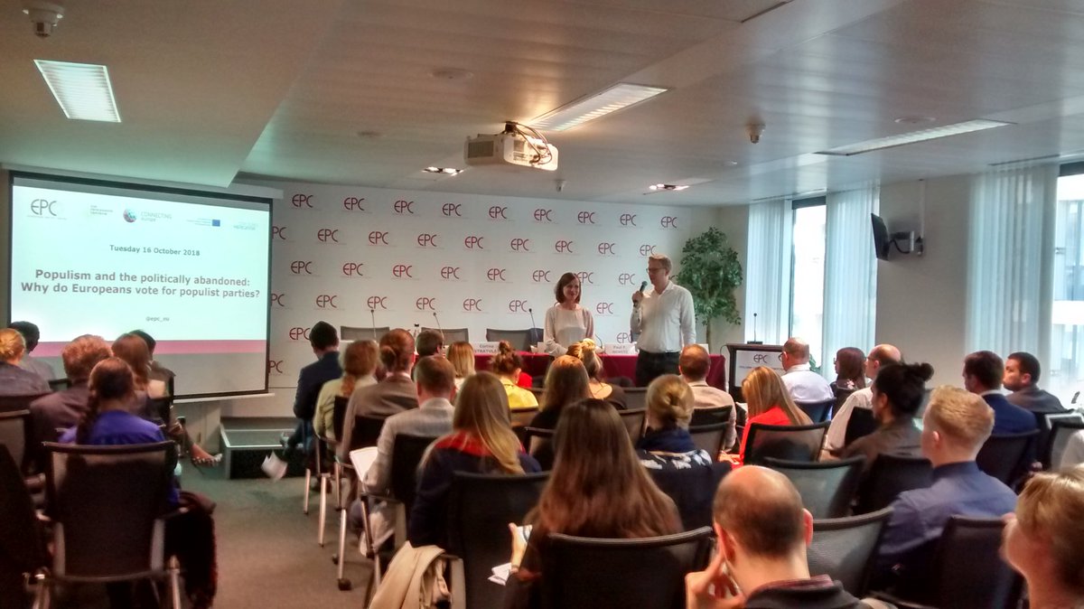 Our policy dialogue "why do Europeans vote for #populist parties?" kicks off with welcome by <a href="/DPZ_Berlin/">Das Progressive Zentrum</a> and @AHG_Berlin, who stress the importance of listening to ordinary people's opinions.
